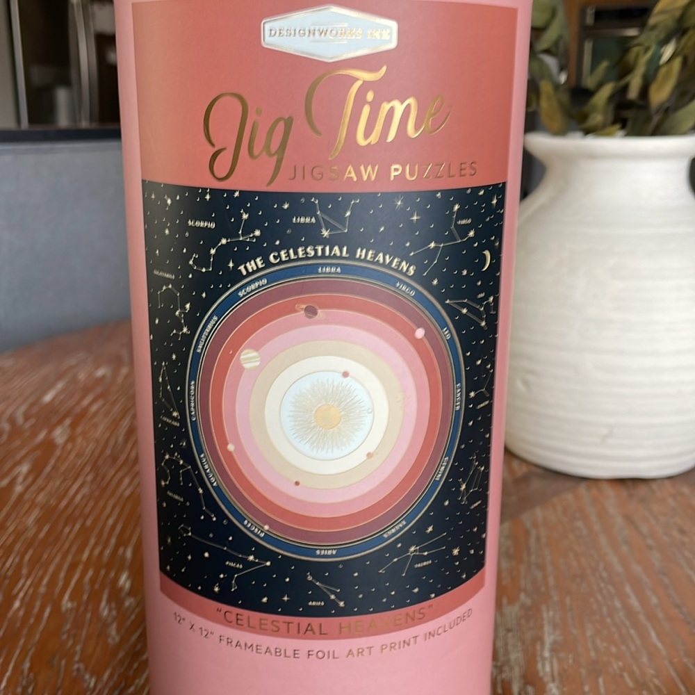 Foil stamped “Celestial Heavens” jigsaw puzzle by Designworks ink